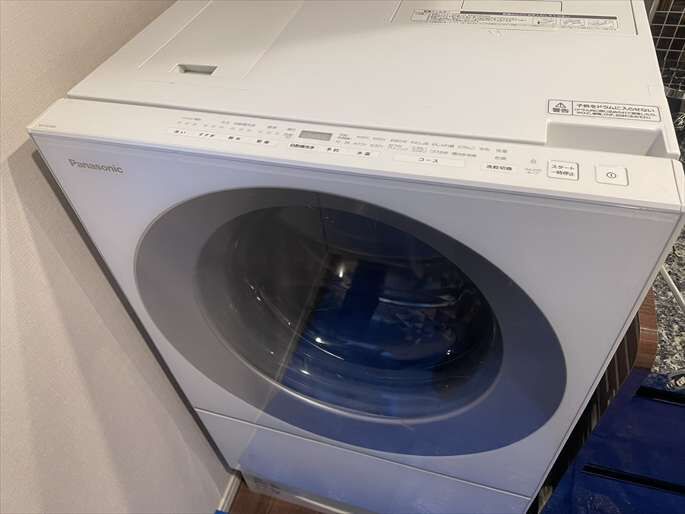 「洗濯物にほこりが付く！」江東区でのドラム式洗濯機(パナソニックNA-VG770L)分解掃除事例