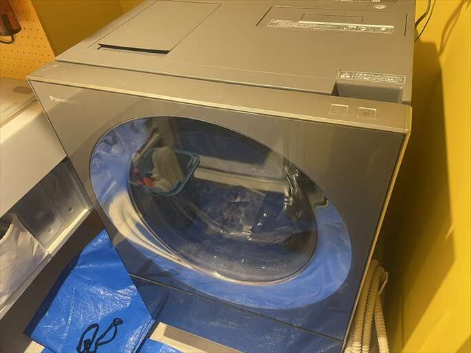 手の届かない【ほこりの塊】江戸川区でのドラム式洗濯機(パナソニックNA-VG2700L)分解掃除事例