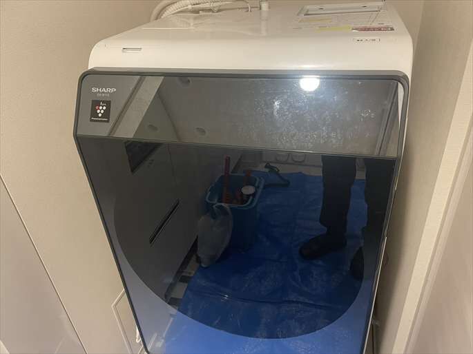 【U04エラー】が消えない！シャープ製ドラム式洗濯機ES-W113 | 荒川区での分解掃除事例