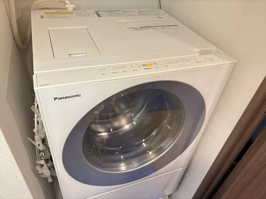 カビだらけのキューブル】世田谷区でのパナソニック製ドラム式洗濯機(NA-