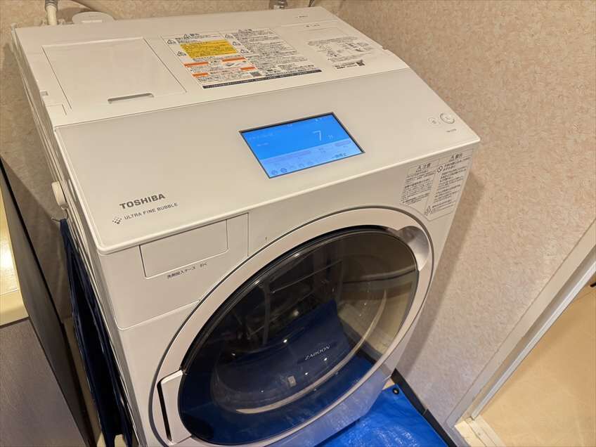【タオルが臭い本当の理由】ドラム式洗濯機分解掃除 | 台東区での東芝TW-127X9の事例