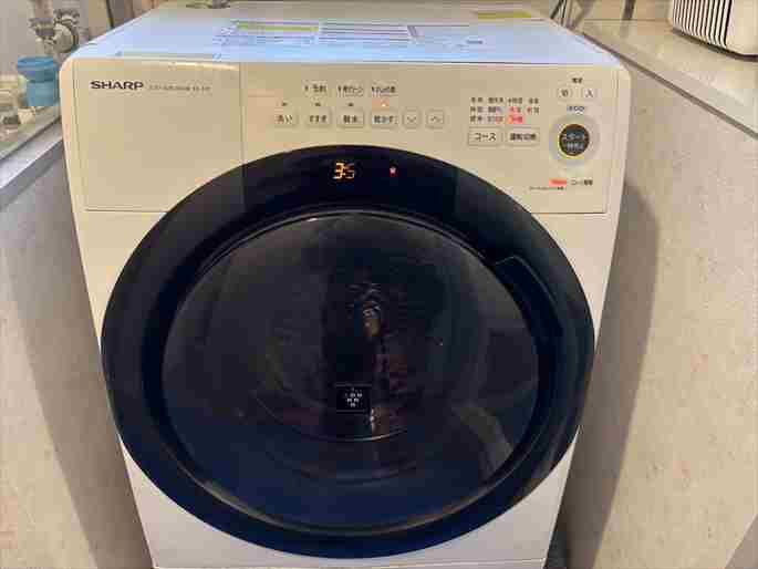 シャープのコンパクトドラム(ES-S7F)が乾かない！杉並区での分解掃除事例